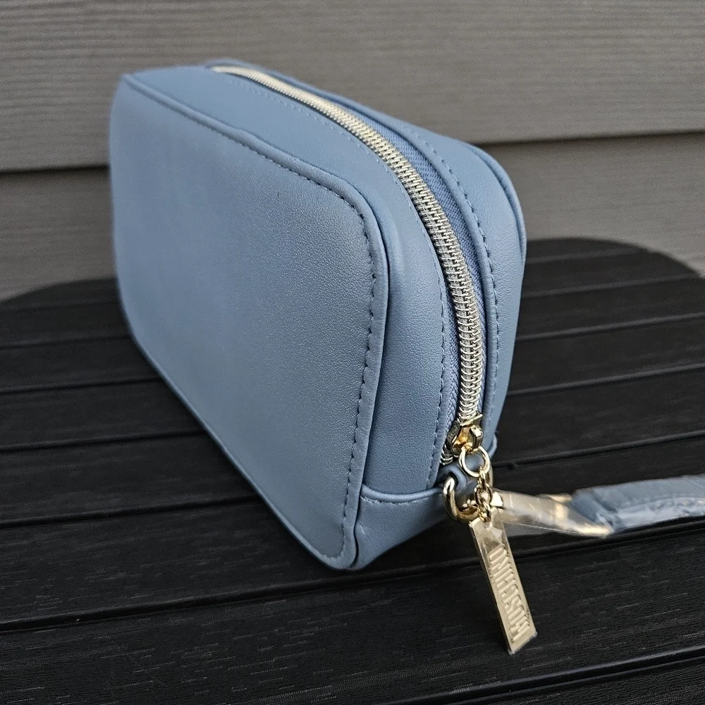 Moschino China Airlines Business Class Amenity Makeup Toiletry Bag French Blue